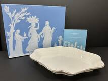 ◇◆4393b　WEDGWOOD　ウェッジウッド　インタグリオ　プラチナ　ダイヤディッシュ　未使用　保管品◆◇_画像1