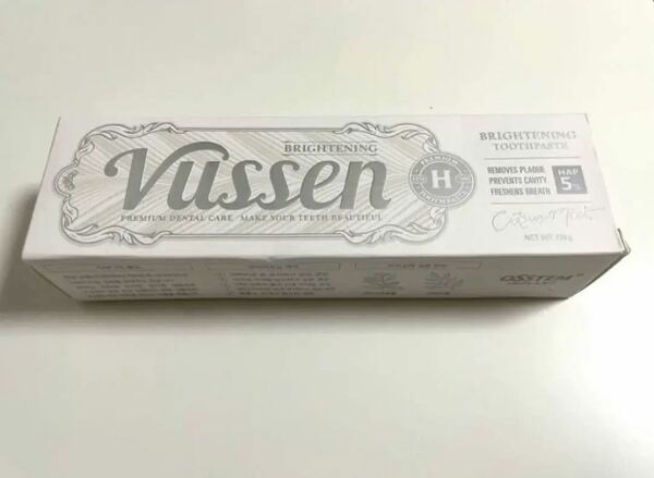 VUSSEN H ビューセン 美白歯磨き粉 120g ブライトニング