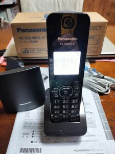 Panasonic コードレス電話器 VE-GZL40DL-K 