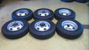 BRIDGESTONE R202 ラジアル 215/85R16 120/118L LT RAEA16×5.5K 127-8 6本SET!! エルフ!! 条件付き送料無料!!