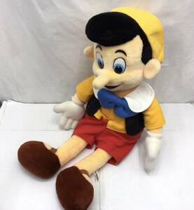  Disney Pinocchio мягкая игрушка BIG большой Showa Retro общая длина примерно 75cm 240508