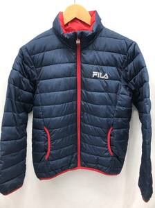 FILA フィラ 中綿ジャケット ネイビーXレッド サイズ160 キッズ 男の子 24052902