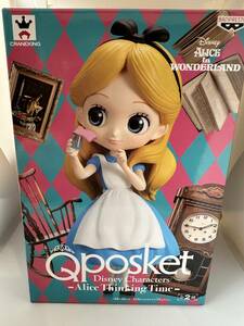 Q posket　DISNEY　CHARACTERS　Alice　Thinking　Time 中古　1ヶ　アリス　不思議の国のアリス