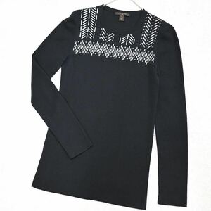  beautiful goods Louis Vuitton Louis Vuitton sweater wool cashmere silk wool cashmere silk black 