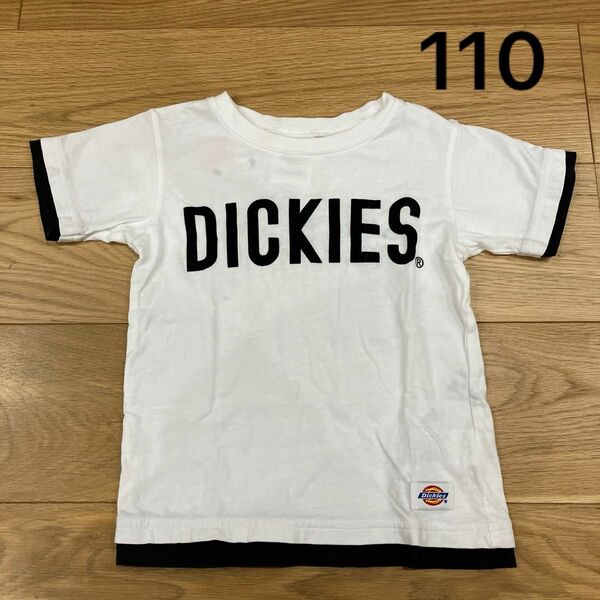 110 ディッキーズ　Tシャツ　半袖　 ホワイト