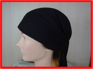  prompt decision * bandana cap [. sweat speed . black ] Met in na- cap * head LAP * handmade free shipping 