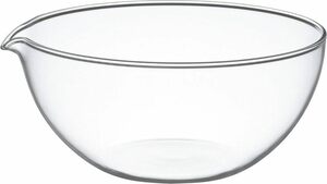 iwaki(イワキ) AGCテクノグラス 耐熱ガラス ボウル 注ぎ口付き 500ml 外径15.2cm 電子レンジ/オーブン/食洗