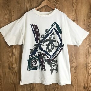 USA製 90s VINTAGE LA MOVERS グラフィック アート プリント Tシャツ メンズXL 90年代 ヴィンテージ 古着 e24050311