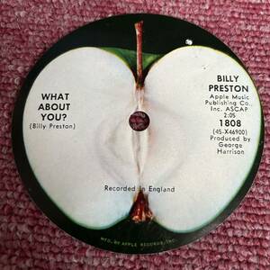 Billy Preston・US-Apple1808・レーベル色見本！盤ナシ！ホンモノ！一枚限り！