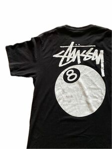 【レア古着】STUSSY ステューシー エイト ボール ドット Tシャツ 8 BALL DOT TEE サイズL