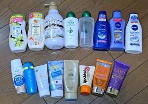 [ tester ][ set sale ] body milk * sunscreen * hand cream etc. 16 point ①
