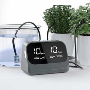 【新品送料無料】YITIKA 鉢植え用自動散水ドリップ システム10鉢対応可能 自動水やり 散水スマートタイマー セット10mホ