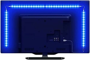 【新品送料無料】Lepro LED テープライト RGB テレビバックライト 0.5Ｍx4本 間接照明 5050SMD USB式