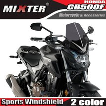 ●HONDA,CB500F,2016,-2020,ツーリングスポーツ,WindScreen,フロントガラスバイザー,デフレクター,バイク用品,バイクパーツ_画像1