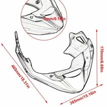 ●ホンダ,CB650R,2014-2021用,オートバイ,下部ベリーパン,エンジンスポイル,フェアリングカバー,フレームガード,カスタムパーツ_画像6