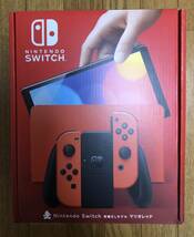 新品未開封　Nintendo Switch（有機ELモデル） マリオレッド　本体　送料無料_画像1