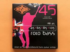 ROTOSOUND ベース弦 ROTO BASS RB45 1セット ロングスケール Standard Gauge 45-105 ニッケル・ラウンド・ワウンド Made in England