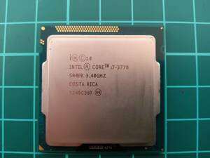 インテル(Intel) Core i7-3770 CPU 3.40GHz 4コア8スレッド