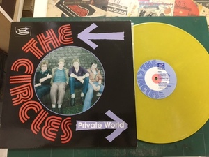 THE CIRCLES/PRIVATE WORLD/DETOUR/DRLP018/LP/UK ORIGINAL/YELLOW WAX/UKオリジナル/イエロー盤/PUNK/POWER POP/MOD/パンク/パワーポップ