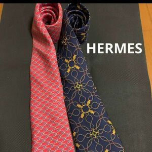 HERMES ネクタイ　2本セット ネクタイ