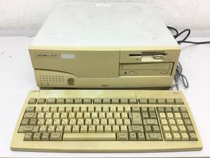 NEC Ra43 PC-9821 PC9821RA43YZ パーソナルコンピューター レトロ PC + 純正 キーボード CMP-6D1Y7 / 通電確認のみ D