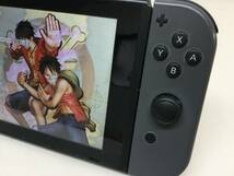 Nintendo SWITCH グレー スイッチ 任天堂 HAC-001 初期化済 /ワンピース 海賊無双3 デラックスエディション ソフト ACアダプター付き_画像3