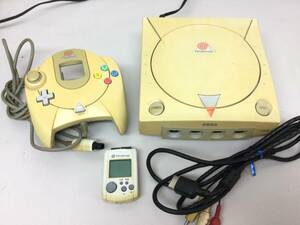 SEGA セガ Dreamcast ドリームキャスト HKT-3000 本体 コントローラー ビジュアルメモリ ジャンク