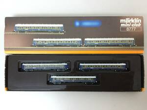 Marklin メルクリン ミニクラブ 8777 オリエント急行 客車 3両セット Zゲージ 鉄道模型