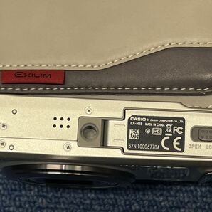 【4.3】CASIO EXILIM EX-H15 シルバーカラー 10× デジカメ カメラ カシオ 14.1MEGA コンパクトデジタルカメラ 外観美品の画像4