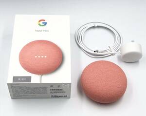 動作○ 外観美品　Google Nest Mini H2C スマートスピーカー　第2世代