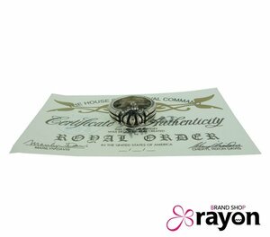 ロイヤルオーダー Royal Order クラウン トリプルバンド リング 指輪 SV925 アクセサリー SR31 US4 7号 ABランク 即決【RAYON】