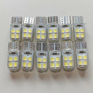 超爆光！２０系　ヴェルファイア・アルファード T10 LED ルームランプ ポジション ナンバー灯 12個セット ホワイト トヨタ /8