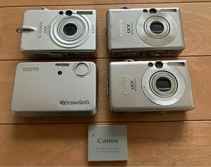 Canon IXY 70 60 40キャノン イクシー Sony Cyber -shot DSC-T3デジタルカメラ　計４台
