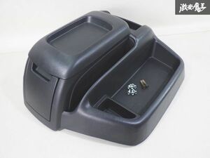 程度良好！！ トヨタ 純正 200 200系 ハイエース ワイド センター コンソールボックス ASSY 58810-26220 ドリンクホルダー 小物入れ 棚24L