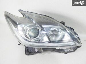 程度良好！！ トヨタ 純正 ZVW30 プリウス 後期 HID キセノン ヘッドライト ヘッドランプ 右 右側 運転席 KOITO 47-52 刻印 モ 即納 棚43D