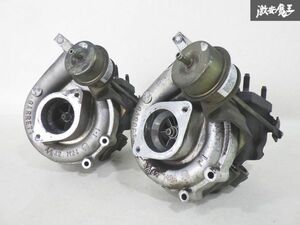 実動外し！！ Nissan NISSAN Genuine BNR32 Skyline GT-R RB26EDTT turbo 過給機 2個 set 14411-05U22 GARRETT ギャレット 棚16R