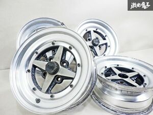 work ワーク Equip エクイップ 15インチ 6.5J ±0 （実測） PCD 114.3 4H ホイール 単体 4本 AE86 ハコスカ ケンメリ 旧車 などに 棚