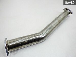 社外 メーカー不明 トヨタ JZX100 マークII マーク2 外し ステンレス製 フロントパイプ パイプ 全長 約76.5cm チェイサー クレスタ 棚2B