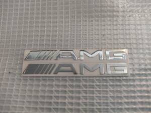 【送料込】AMG(MercedesBenz AMG) ステッカー 2枚組 縦0.6cm×横5.5cm　メルセデスベンツAMG