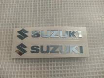 【送料込】SUZUKI(スズキ) ステッカー 2枚組 縦1.2cm×横6cm　鈴木　_画像1