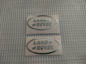 【送料込】LAND ROVER(ランドローバー) ステッカー 2枚組 縦2cm×横4cm　