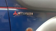 【送料込】MITSUBISHI(三菱) 3Dエンブレム メッキシルバー 縦2cm×横15.3cm 金属製 デリカ アウトランダー ランサー RVR　デリカミニ_画像5