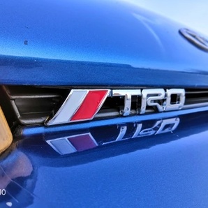 【送料込】TRD(トヨタテクノクラフト) 3Dエンブレム フロントグリル用 銀 金属製 トヨタの画像6