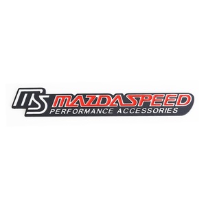 [ including carriage ]MAZDASPEED 3D emblem ( both sides tape ) red made of metal Mazda Speed 