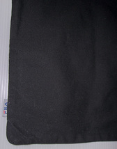 FILA フィラ 帆布 ショルダーバッグ トートバッグ 黒 ブラック 外ダブルポケット 丈夫な厚生地 肩掛け&斜め崖の両方可 縦38.2cmx横最大34cm_画像6