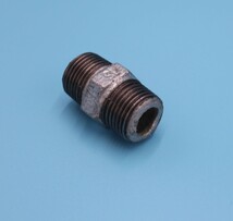 六角ニップル 15A 1/2B 4分 10個セット 可鍛鋳鉄製管継手(白) ねじ込み配管継手_画像6