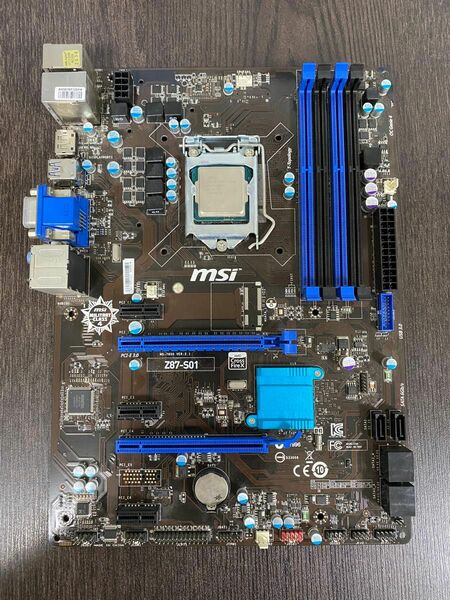 動作NG i7-4770K MSI Z87-S01 