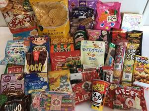 新品 お菓子 30個セット ばかうけ ポッキー ルマンド プリッツ スナック チョコレート ラムネ 詰め合わせ まとめ 大量 アソート 福袋 ♪