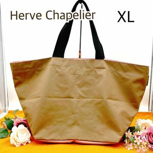 Herve Chapelier エルベシャプリエ トートバッグ ハンドバッグ 肩掛け ナイロン バッグ 舟型バッグ