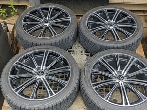 レクサス　アルミホイール　20インチ　5穴　20×8J タイヤ付き 245/40R20　傷あり　着払い　引取歓迎!!